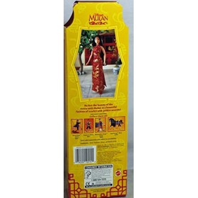 Disney MULAN doll in red fashion by Mattel 1997