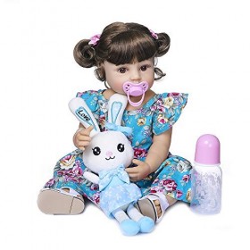 Poupées de bébé Reborn lavables et articulées à la main en vinyle 22 pouces réalistes poupées de bébé nouveau-né réalistes bé
