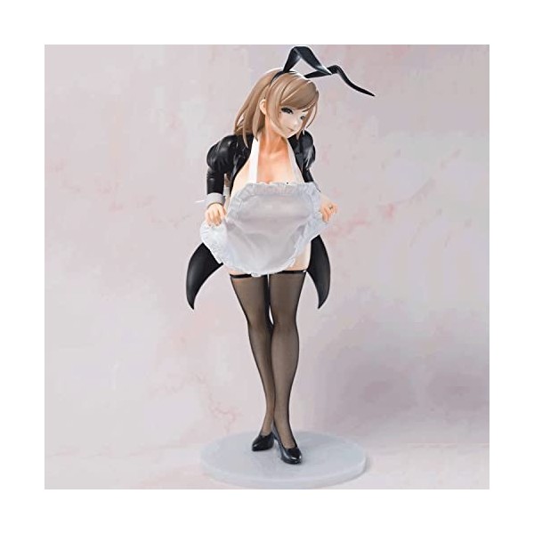 RIZWELLA Ecchi-Figure Mama Yuuko Bunny 1/4 VER. Doux vêtements détachables exposés Gros Seins Mature Femme Anime Figure Gros 