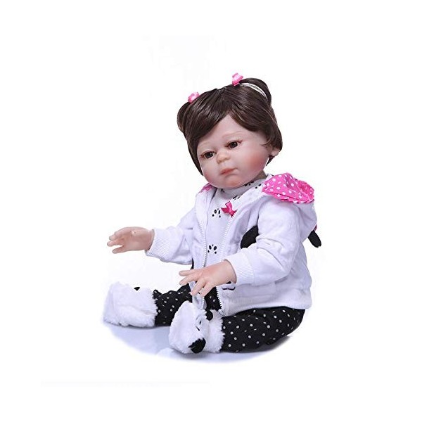 Reborn Baby Dolls Toddler 50 Cm 20" Réaliste Reborn Babies Full Silicone CHENYAO Filles Nouveau-né Réaliste Bébé Poupée Enfan