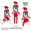 Snoop Dogg Snoop on a Stoop Poupée elfe de Noël avec accessoire spécial Snoops, petit jouet en peluche de 30,5 cm, comprend u