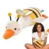 YANFU Peluche Abeille - Jouet de poupée Abeille drôle avec tête de Canard,Poupée décorative Douce pour la Peau pour Salon, Ch