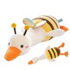 PHASZ Jouet Canard Abeille, Oreiller délicat en Peluche dabeille de Canard avec des Couleurs Vives, Oreiller décoratif de Ca