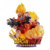 Saiyan Deluxe Edition Scène tridimensionnelle Croissance Juvénile Quatre Formes Figurine Ornements | Matériau PVC 13 cm Exqui