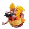 Saiyan Deluxe Edition Scène tridimensionnelle Croissance Juvénile Quatre Formes Figurine Ornements | Matériau PVC 13 cm Exqui