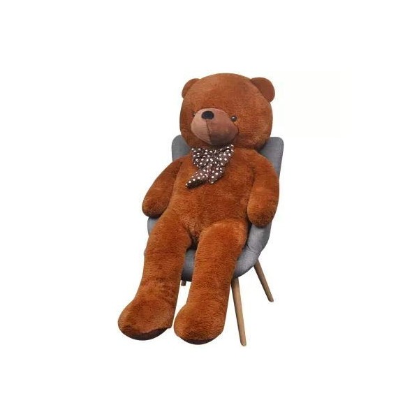 SOULONG Ours en peluche en peluche, jouet en peluche, oreiller doux, cadeau danniversaire pour bébé, enfant, marron, 175 cm