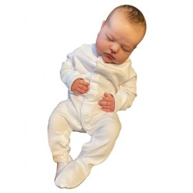 Reborn 20 Pouces 50 Cm Reborn Bébé Poupée avec Dessin À La Main Cheveux Peinture À La Main Réel Doux Au Toucher Câlin Bébé Jo