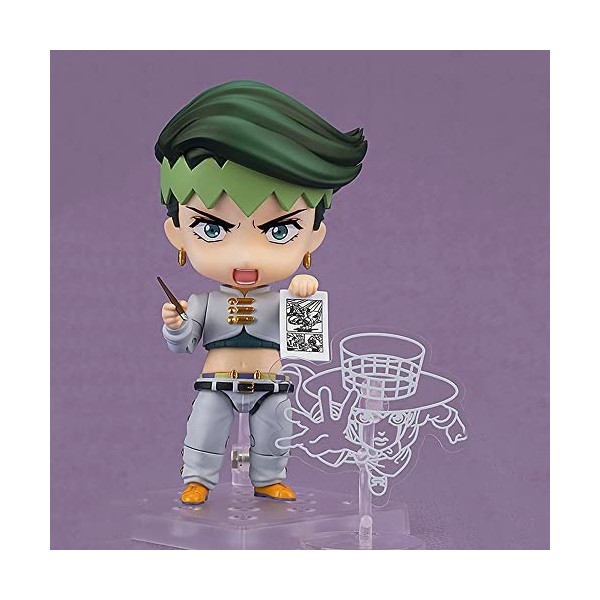 Poupée Kishibe Rohan Q Version 丨 Forme dynamique, conception de joint mobile 丨 Matériau PVC, peinture de haute qualité 丨 Déco