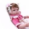 Reborn Baby Dolls, poupée de Simulation de 18 Pouces Reborn Baby Soft Gel 45 cm, poupées nourrissantes