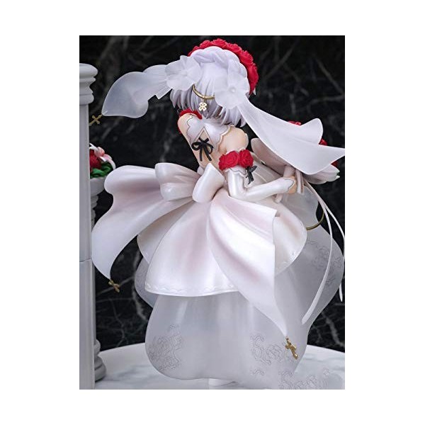 CDJ® Statue Anime Rose Demoiselle dhonneur PVC poupée Anime Personnage modèle Jouet Collection poupée 25 CM Anime Statue Cad
