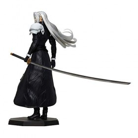 JJRPPFF Séphiroth Figure, Modèle de Personnage de 10,6 Pouces Final Fantasy VII, Posture Debout, Desktop Lifelike Poupées sta