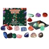 ereqeip Lot de 5 calendriers de l2022 en cristal pour enfants avec 24 pierres précieuses à ouvrir chaque jour | Calendrier d