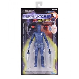 NECA - Terminator Figurine White Hot T-1000, Multicolore 634482519196 18 cm