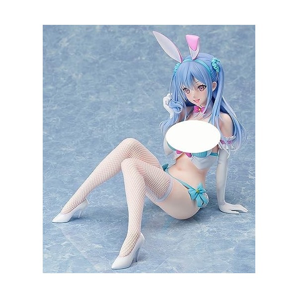 bahels Ecchi Anime Figures - Kozuki Erina - 1/4 - Bunny Ver. /Poitrine Douce/Vêtements Amovibles/Personnage Animé Série Modèl