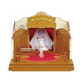 Sylvanian Families - 5256 - Le théâtre de danse et ballerine Coffre de Figurine Norme Multicolore