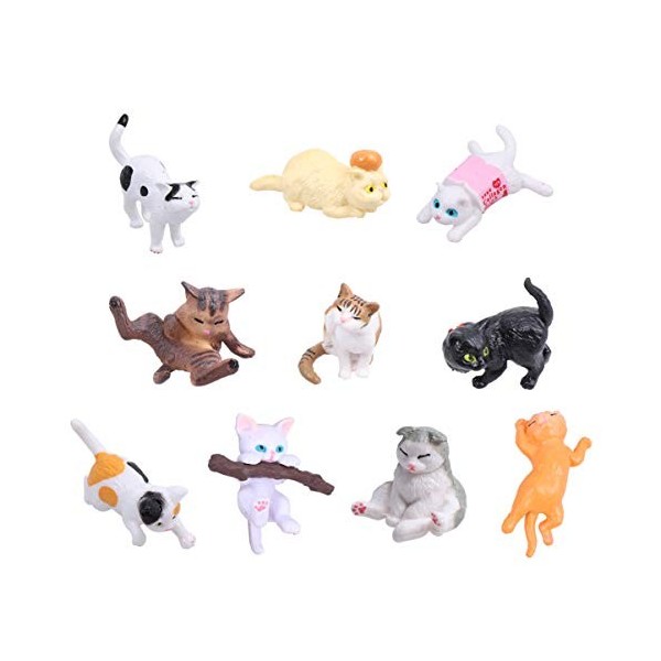 TOYANDONA Lot de 10 figurines miniatures pour le jardin - Décoration de bureau