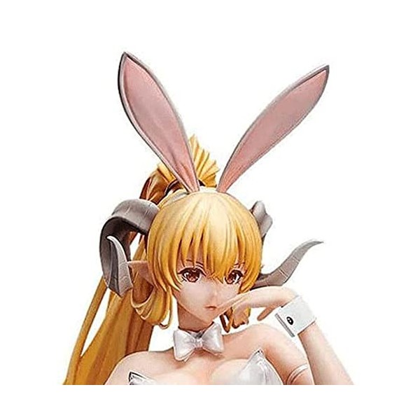 FABRIOUS Chiffre danime Figurine Ecchi Lucifer - 1/4 - Lapin Ver. Gros Seins Les vêtements sont Amovibles Modèle de Personna