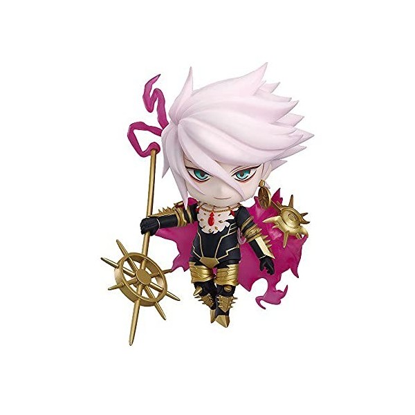 JYBACAR Poupée Mobile Nendoroid Karna, de la Bande dessinée Fate, matériau PVC de 3,9 Pouces de Haut, y Compris Base et Acces