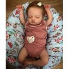 Poupées De Bébé Reborn De 20 Pouces, Poupée en Silicone Endormie Qui Ressemble À De Vrais Nouveau-Nés Réalistes avec Un Corps