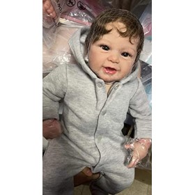 Poupées Reborn Garçon De 21 Pouces, Poupées Réalistes Qui Ressemblent À De Vraies Poupées en Vinyle De Silicone Souple, Poupé