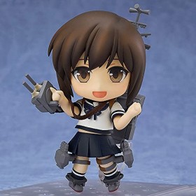EASSL Poupée Mobile Nendoroid Fubuki, de la Fleet Collection, matériau en PVC de 3,9 Pouces de Haut, y Compris la Base et Les