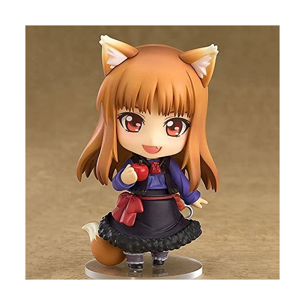 Poupée modèle Holo version Q, personnage féminin dans lanime "Spice and Wolf", pose debout, y compris les accessoires dexpr