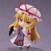 Poupée modèle Yakumo Yukari version Q, le personnage de lanimation "Touhou Project", pose debout, Les cheveux blonds avec un