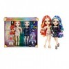 Rainbow High Ã‰Dition Spéciale Coffret Twins Laurel & Holly DEVIOUS 2. Poupées Mannequin avec des Robes Couleurs De Lâ€™Arc-