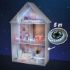 Green series Grande et Belle Maison de Poupee en Bois – Maison de Poupee, Maison en Bois, pour poupées du Type Barbie, 25 Acc