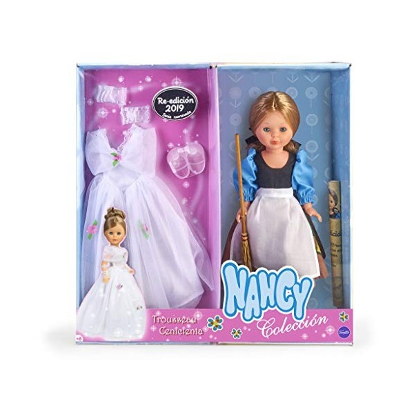 Nancy Collection - Réédition poupée Cendrillon, pour les enfants et les collectionneurs Famosa 700015374 