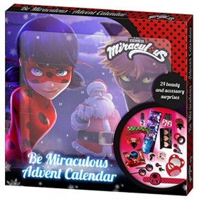 Miraculous Be Official Beauty-Advent Calender Of"" Set de Maquillage 24 Unités