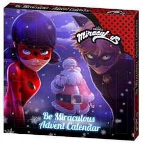 Miraculous Be Official Beauty-Advent Calender Of"" Set de Maquillage 24 Unités