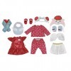 Baby Annabell Calendrier de l’Avent – Vêtements et Accessoires de Noël pour Poupées - pour les Petites Mains, Jeu Créatif Dév