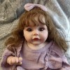 Reborn Baby Dolls 24 Pouces 60 Cm Réalistes pour Petites Filles en Silicone Souple Qui Ressemblent À De Vrais Nouveau-Nés, Po