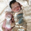 Reborn 22inch Reborn Dolls Full Body Reborn Girl and Boy Doll Qui Ressemble à Une Vraie poupée de bébé endormi réaliste pour 