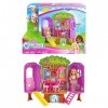 Barbie Coffret Cabane dans Les Arbres avec Poupée Chelsea Et Chiot, Maison De Poupée avec Mobilier Et Toboggan Et Plus De 10 