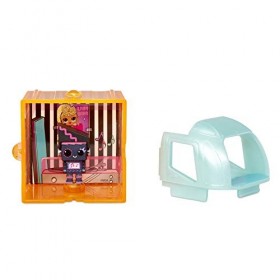 L.O.L. Surprise, Tiny Toys - Coffret 5 Surprises dont 1 tiny 1,5cm, Accessoires, pièce de Glamper, Fonction Eau Surprise, Mod