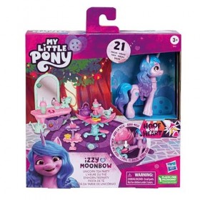My Little Pony&nbsp;: Marquons Les Esprits, Izzy Moonbow Lheure du thé avec 20&nbsp;Accessoires, dès 3&nbsp;Ans
