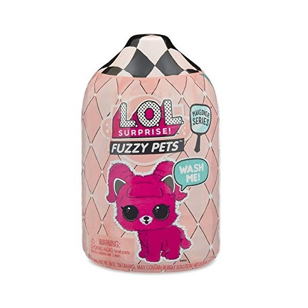 L.O.L. Surprise, Fuzzy Pets - Coffret 7 Surprises dont 1 Pets 6cm , pelage magique, Accessoires, Fonction Eau Surprise, Modèl