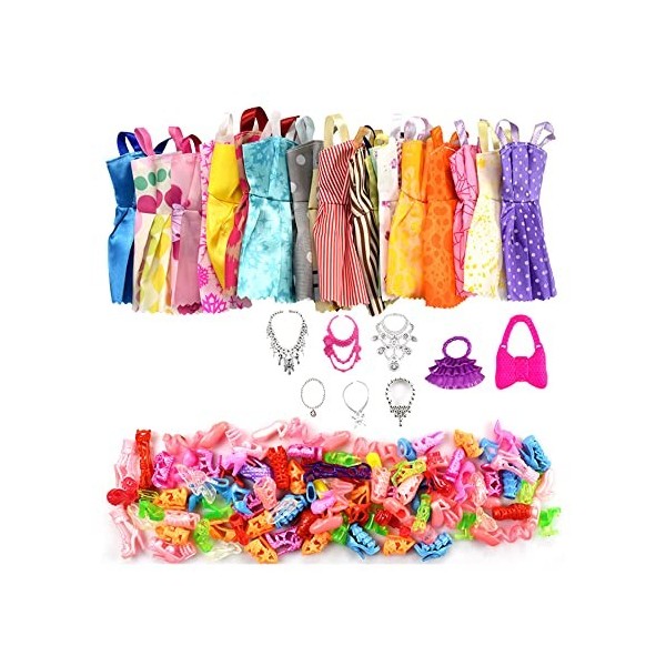 Muwan Kit de Jeu de rôle Décoration pour Fille Maison Robe Cadeau de fête danniversaire Jouez au Jeu de Simulation dhabilla