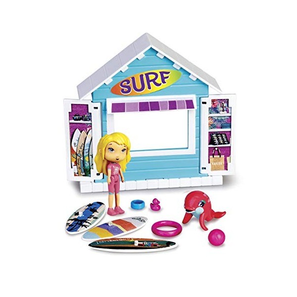 Mymy City - Wendy Wave Shop - Jambe de Surf et Accessoires avec Figurines pour garçons et Filles à partir de 3 Ans Famosa 70