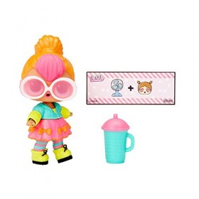LOL Surprise 707 - Neon Q.T. - Poupée Lil Sis avec 7 Surprises Dont Une Surprise Aquatique - Contient Tenues, Accessoires & +