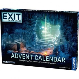 Thames & Kosmos, 693206, EXIT: Advent Calendar, The Mystery of The Ice Cave - 24 Riddles to Solve, 3D Rooms to Explore, Ages 