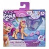 My Little Pony: A New Generation, Aventure de Cristal Sunny Starscout, Figurine de Poney Orange de 7,5 cm avec Surprises et B