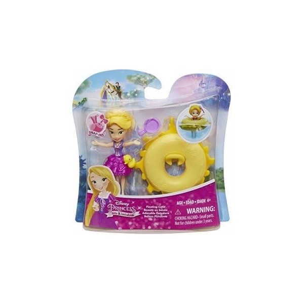 Coffret Mini Princesse : poupée Raiponce et la bouee Soleil Jaune - Set Jouet Fille + 1 Carte Offerte - pour Disney