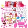 Poupée Accessoires Jouets Prop Kit de Robe de poupée pour Enfants Non Toxique Appliquer aux Enfants Kid Baby