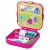 Polly Pocket Coffret Secret Le Château de Rêve de Lila avec mini-figurine, 3 Surprises, accessoires et autocollants, jouet en