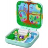 Polly Pocket Coffret Secret La Fabrique à Bonbons avec mini-figurine, surprises, 3 accessoires et autocollants, jouet enfant,