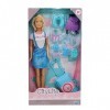 ODS - Fashion Doll 29 cm avec Jambes Pliantes et Accessoires de Voyage Inclus, 44420