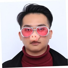 jojofuny Lunettes De Fête De Nouveauté Costumes De Fête Accessoires De Costume De Cochon Nez De Cochon Lunettes De Déguisemen